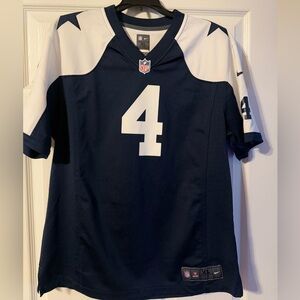 Youth Dallas Cowboys Dak Prescott Nike Navy Throwback Jersey